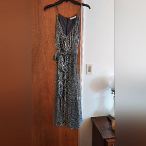 Halston Heritage Dress, Size 6, Silver